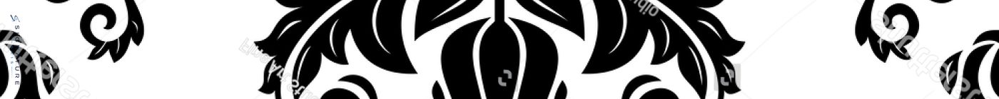Classic seamless pattern. Damask orient black and white black and white ornament, board 2
