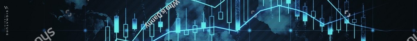 Glowing map and forex chart hologram on dark wallpaper. Trade, finance and stock, board 1
