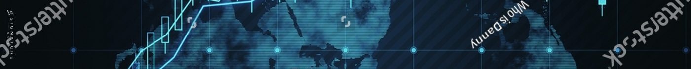 Glowing map and forex chart hologram on dark wallpaper. Trade, finance and stock, board 2