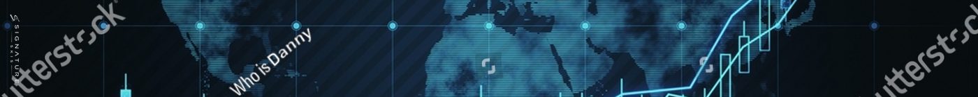 Glowing map and forex chart hologram on dark wallpaper. Trade, finance and stock, board 1