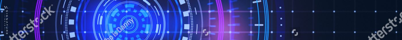 Glowing round digital blue interface on dark grid background with mock up place., board 1