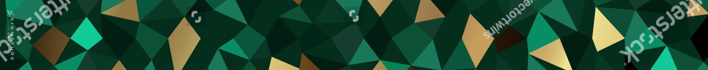 Emerald Geometric background vector. Luxury gold and green abstract pattern. Pol, board 2